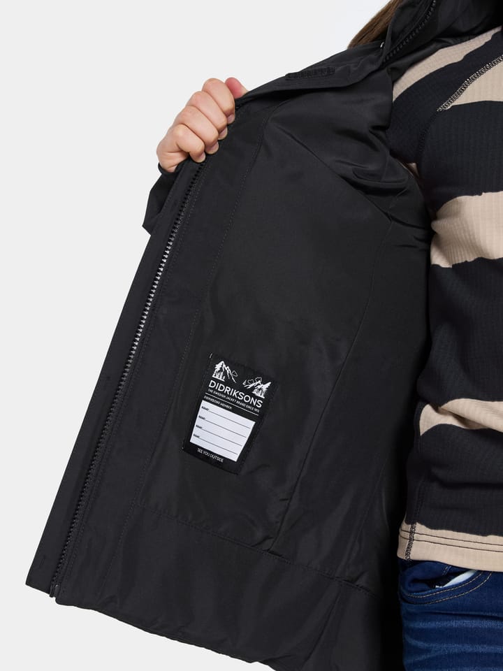 Didriksons Kids' Silikat Jacket Black Didriksons Didriksons Kids' Silikat Jacket Black Didriksons