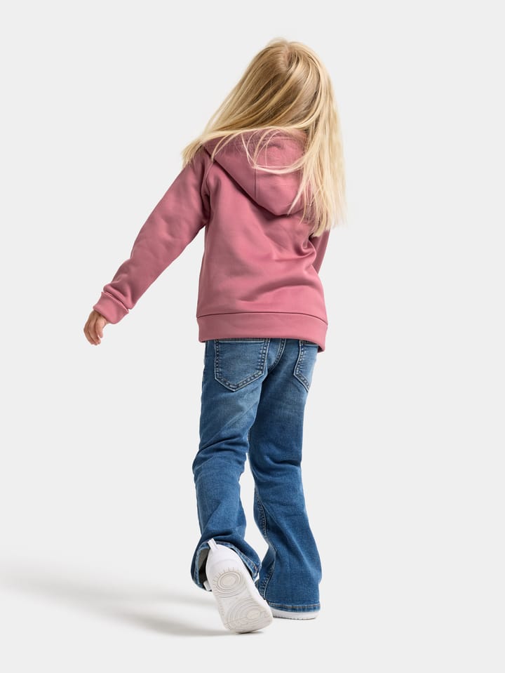 Didriksons Kids' Siljan Full Zip Heather Pink Didriksons