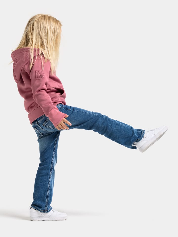 Didriksons Kids' Siljan Full Zip Heather Pink Didriksons