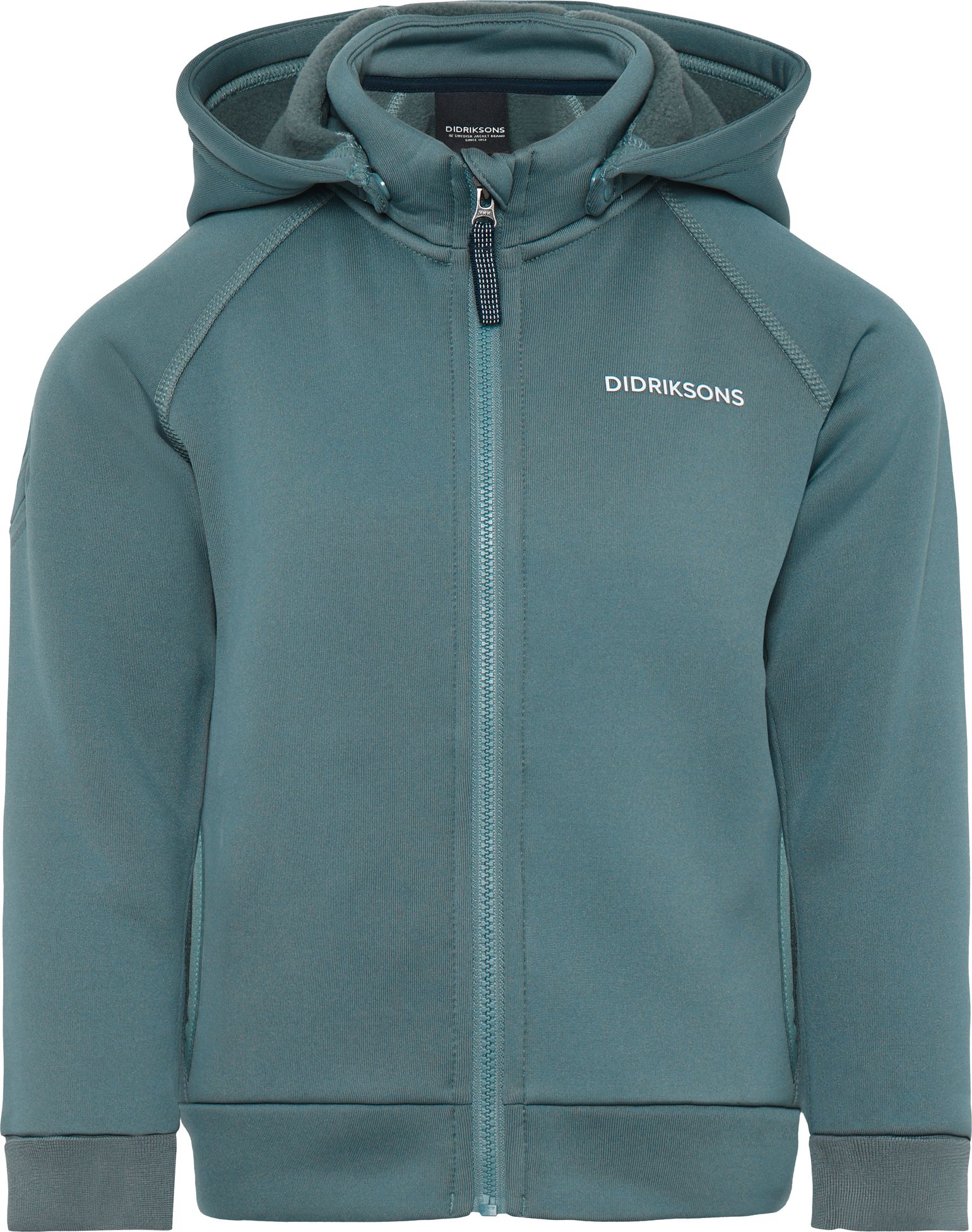 Didriksons Kids' Siljan Full Zip Factory Blue