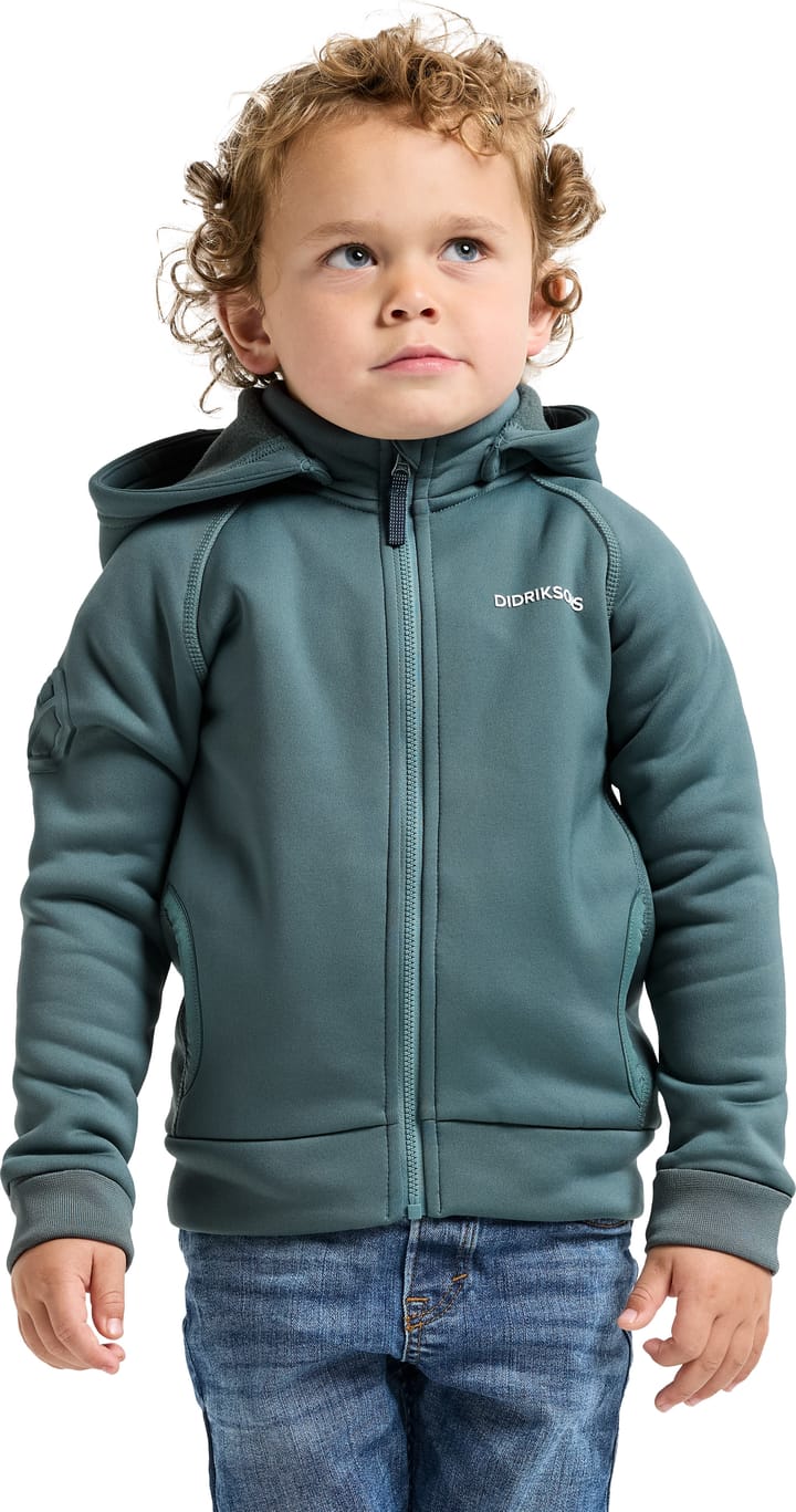 Didriksons Kids' Siljan Full Zip Factory Blue Didriksons