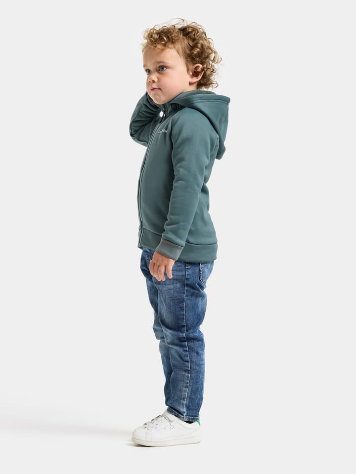 Didriksons Kids' Siljan Full Zip Factory Blue Didriksons