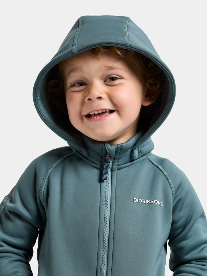Didriksons Kids' Siljan Full Zip Factory Blue Didriksons