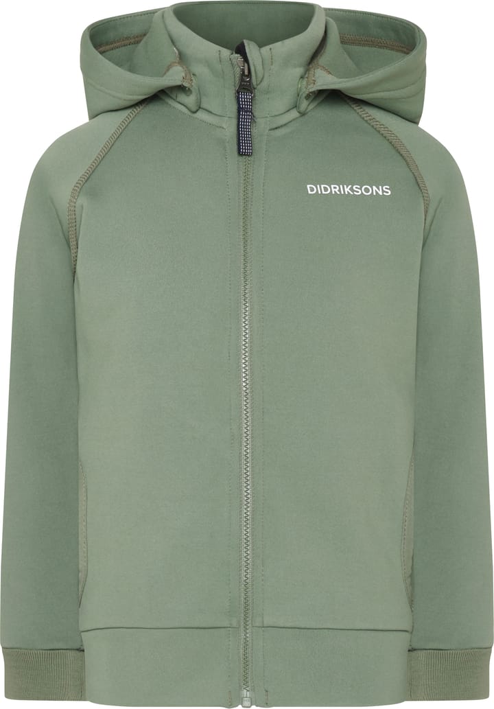 Didriksons Kids' Siljan Full Zip Light Moss Didriksons