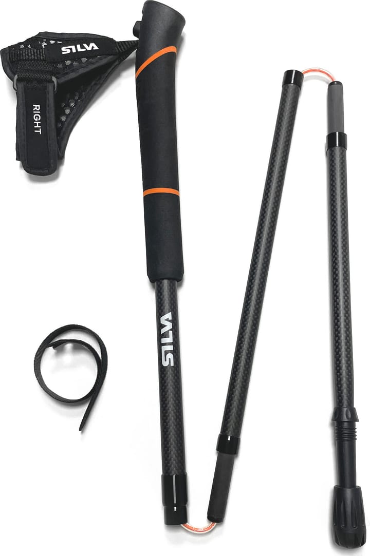 Silva Running Poles Carbon 125 cm Black Silva