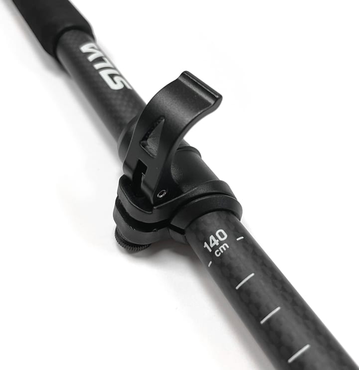 Silva Adjustable Running Poles Carbon 100-120cm Black Silva