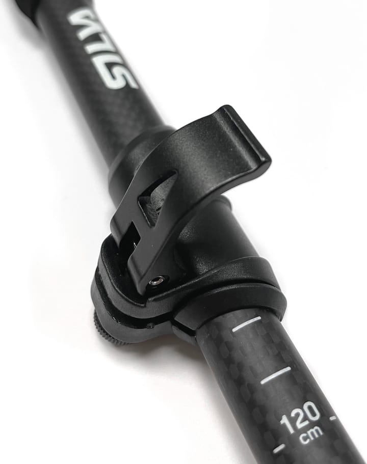 Silva Adjustable Running Poles Carbon 100-120cm Black Silva