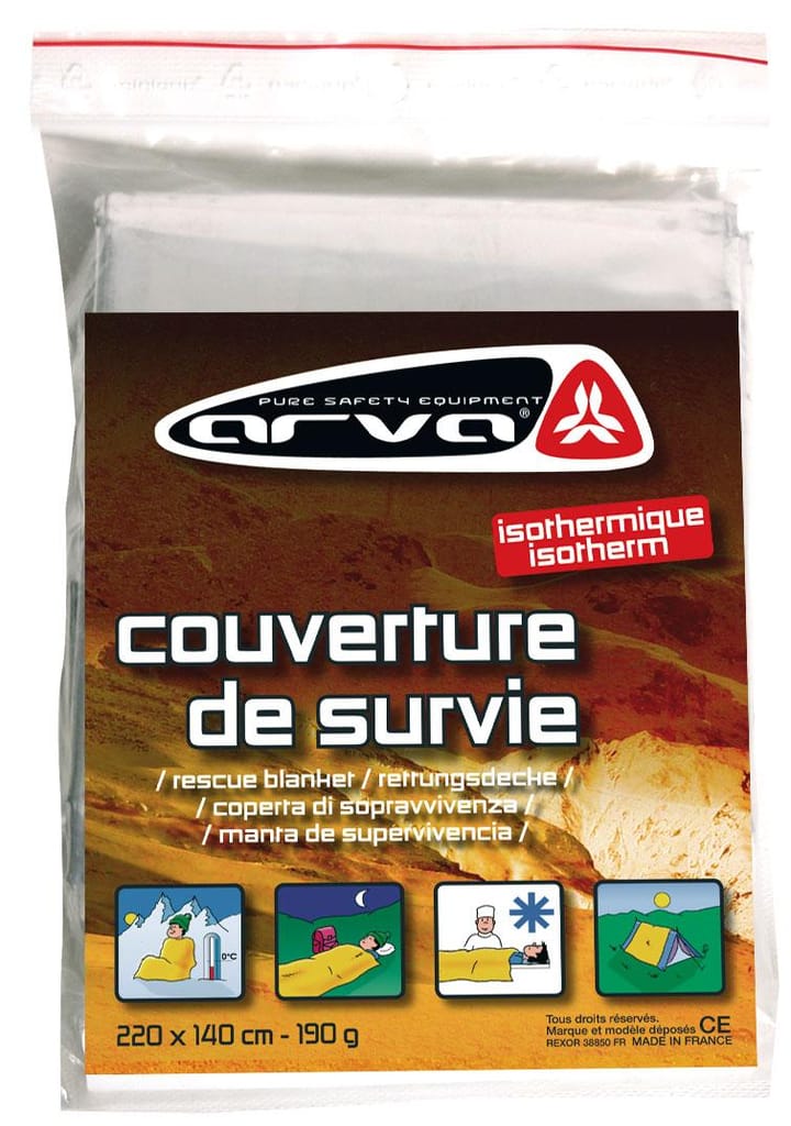 Arva Rescue Blanket 190g Nocolour Arva Arva Rescue Blanket 190g Nocolour Arva
