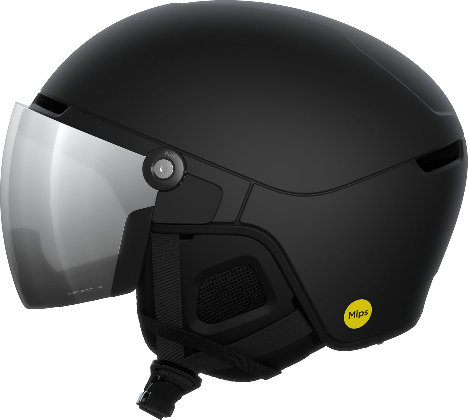 POC Obex Visor Uranium Black Matt/laCrity Universal/Partly Sunny/Silver