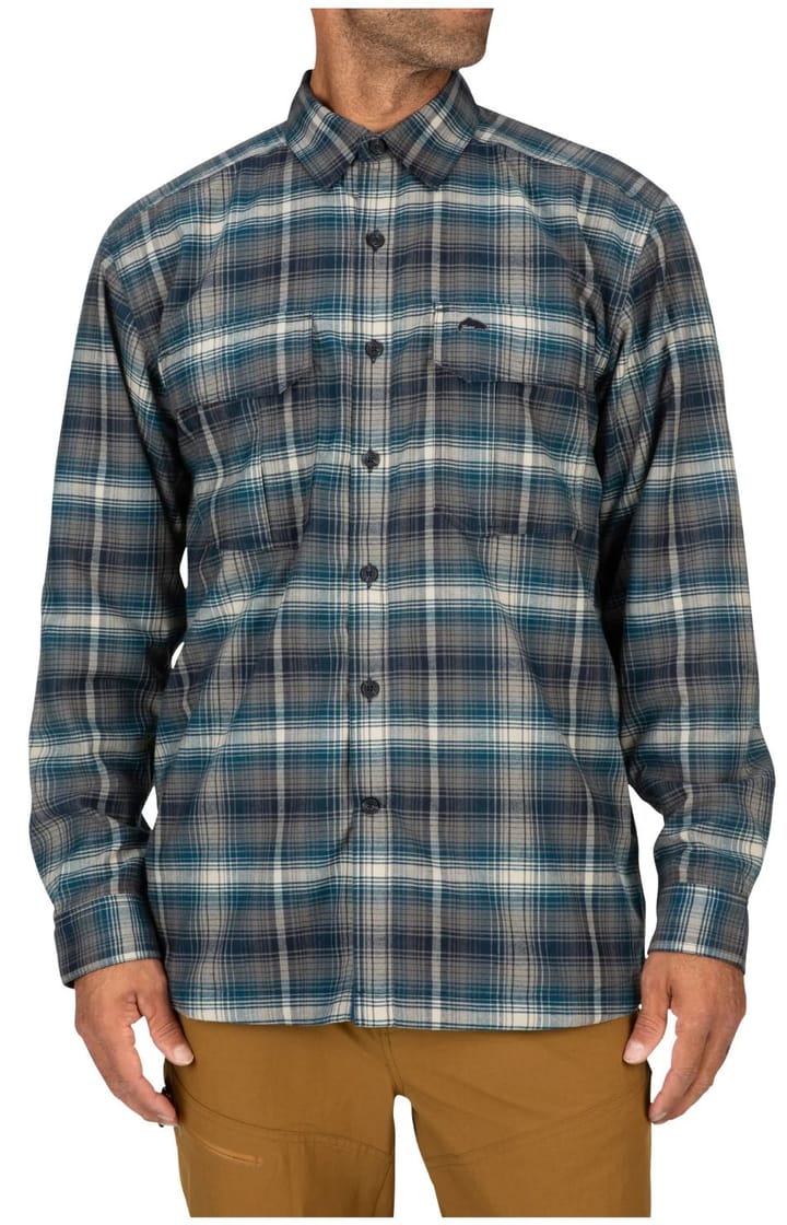 Simms Simms Coldweather Shirt Hickory Asym Ombre Plaid Simms Simms Simms Coldweather Shirt Hickory Asym Ombre Plaid Simms