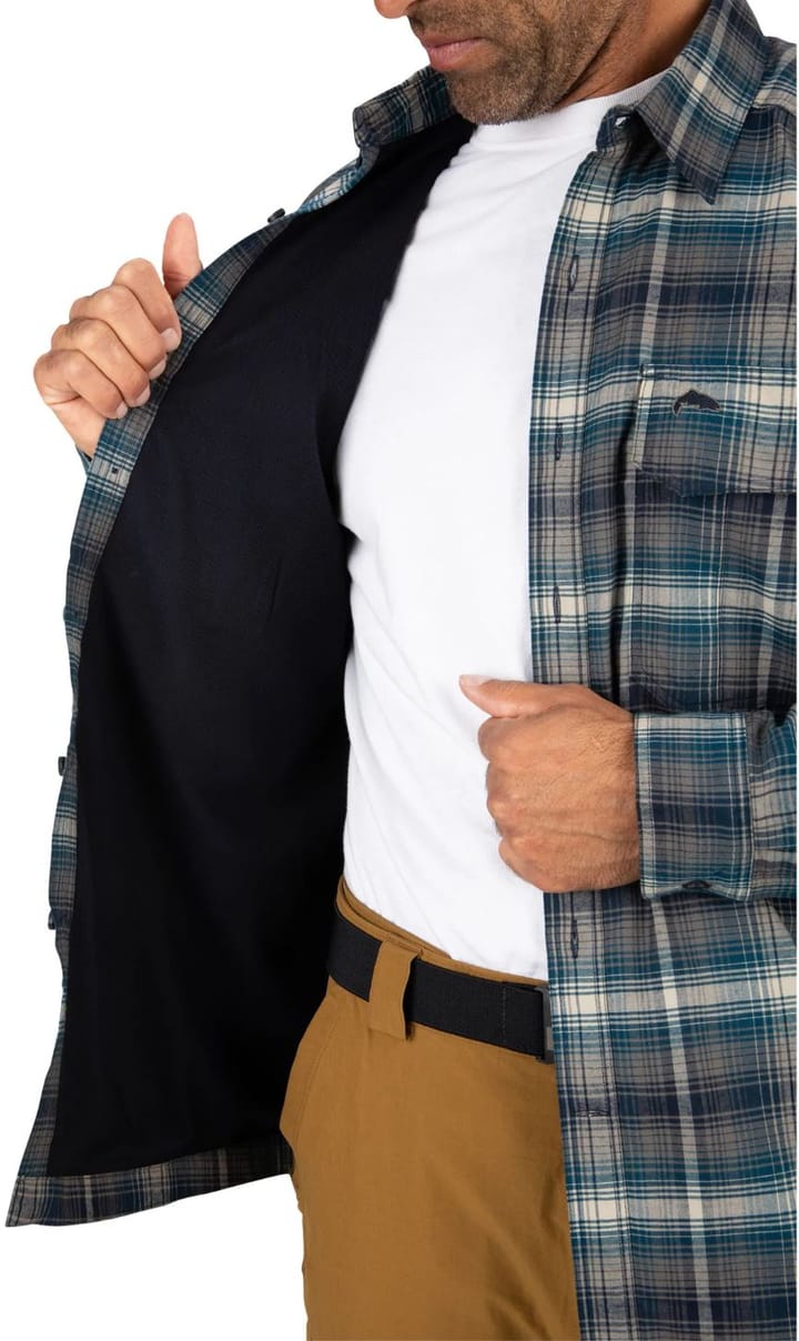 Simms Simms Coldweather Shirt Hickory Asym Ombre Plaid Simms Simms Simms Coldweather Shirt Hickory Asym Ombre Plaid Simms