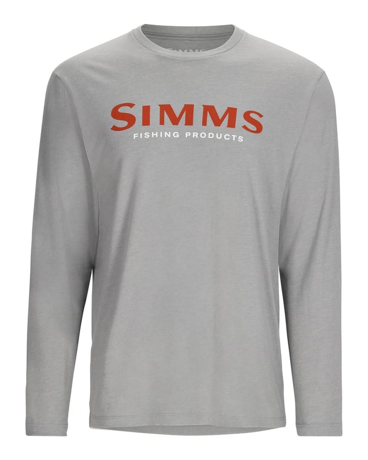Simms Simms Logo Ls Shirt White Simms Simms Simms Logo Ls Shirt White Simms