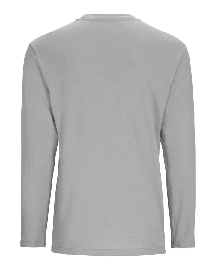 Simms Simms Logo Ls Shirt White Simms