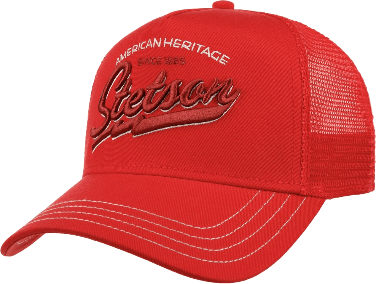Stetson Since 1865 Trucker Cap Red