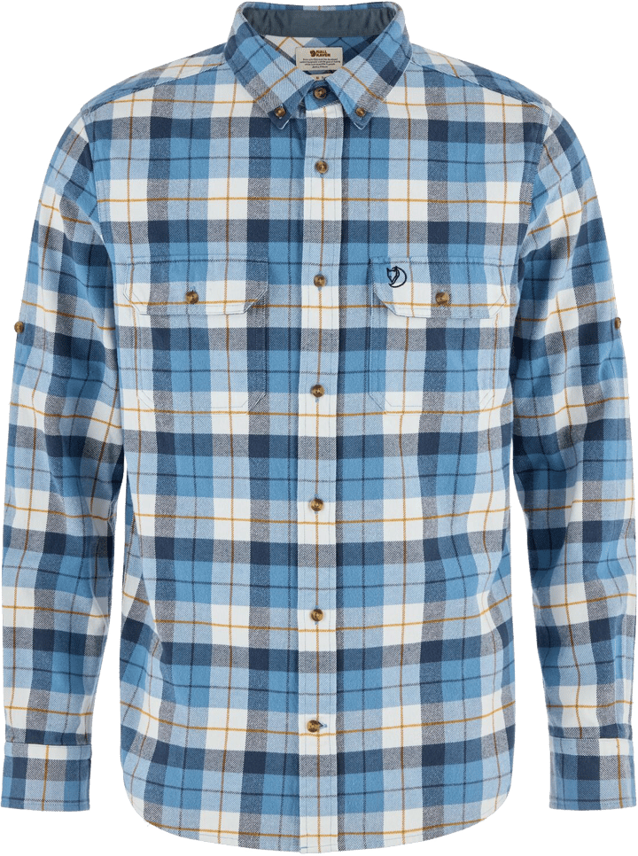 Fjällräven Men's Singi Heavy Flannel Shirt Dawn Blue/Eggshell Fjällräven
