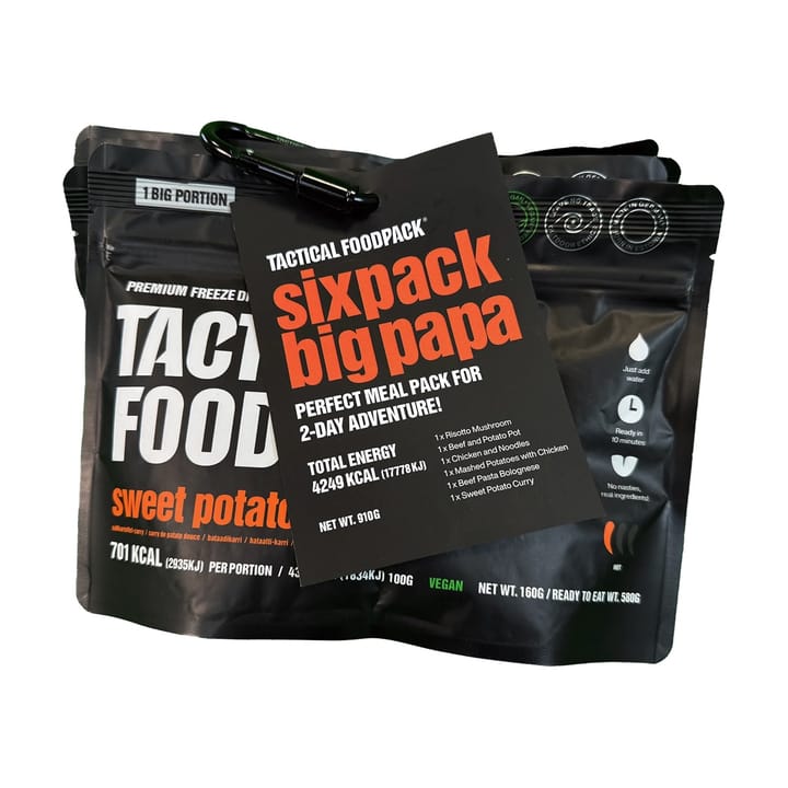 Tactical Foodpack Sixpack Big Papa Black/orange Tactical Foodpack