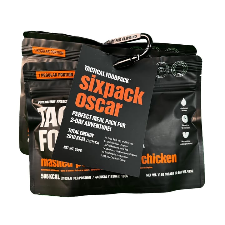 Tactical Foodpack Sixpack Oscar Black/orange Tactical Foodpack