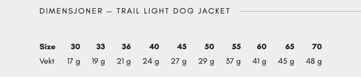 Non-Stop Dogwear Trail Light Dog Jacket Grey Non-stop Dogwear
