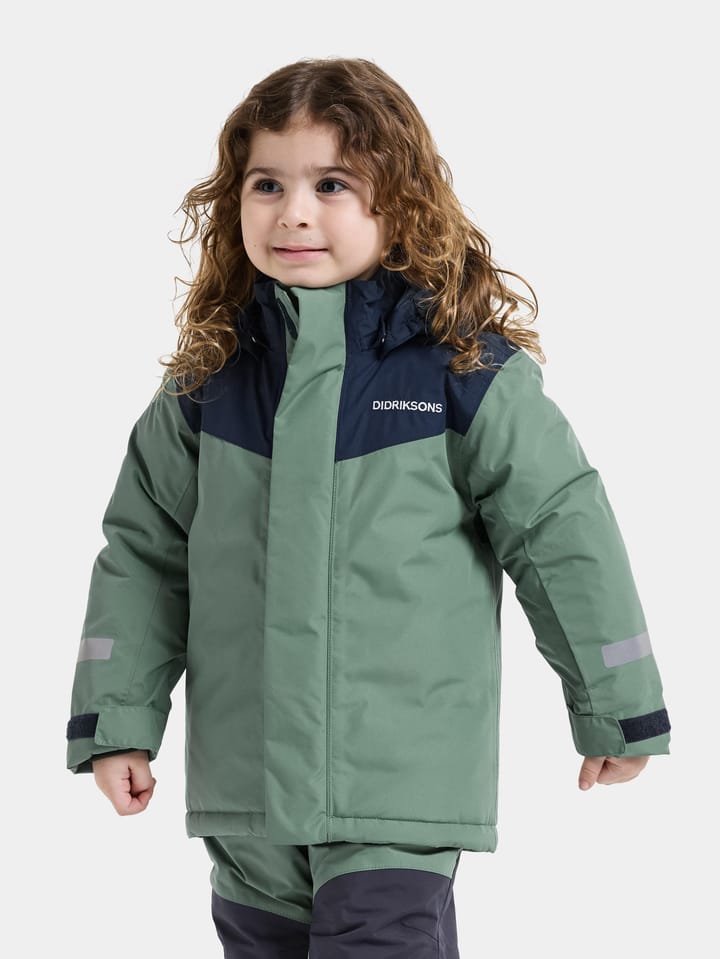 Didriksons Kids' Skare Set Dark Moss Didriksons
