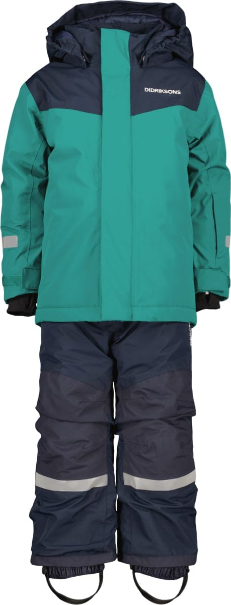 Didriksons Skare Kids Set Petrol Green Didriksons Didriksons Skare Kids Set Petrol Green Didriksons
