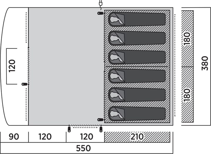 Easy Camp Skarvan 6 Blue Easy Camp