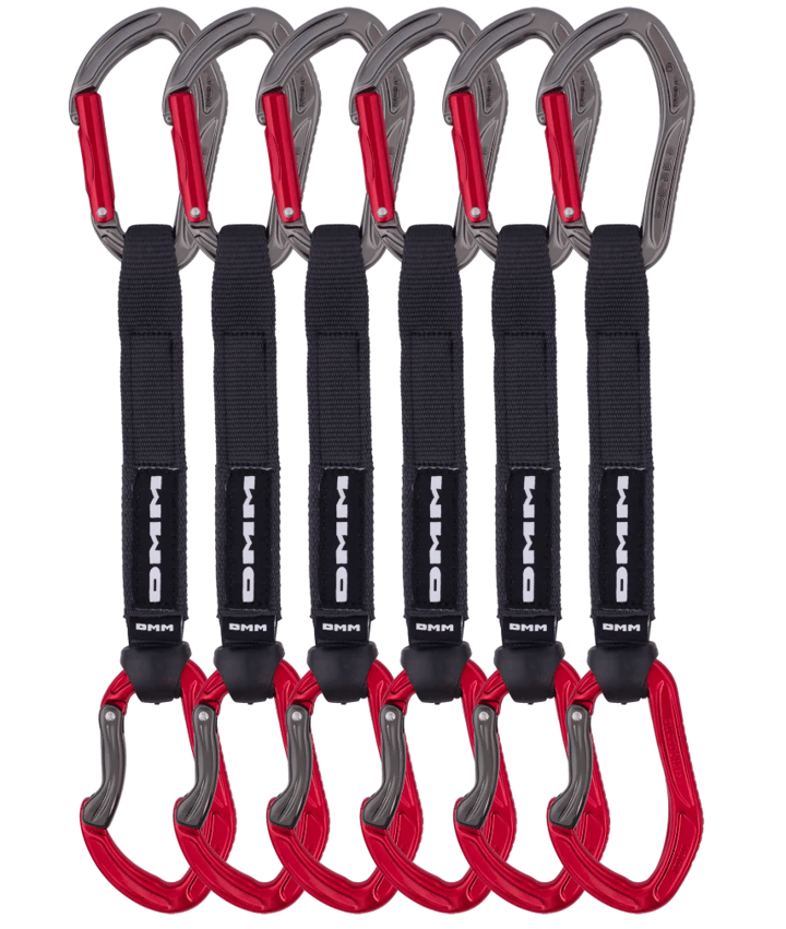 DMM Alpha Sport Quick Draw 6 Pack Titanium/Red DMM