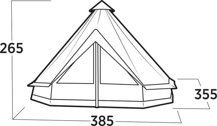 Easy Camp Vaulen Tipi Dark Sand Easy Camp