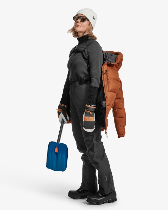 Lundhags Women's Abisku Adventure Down Parka Almond Lundhags