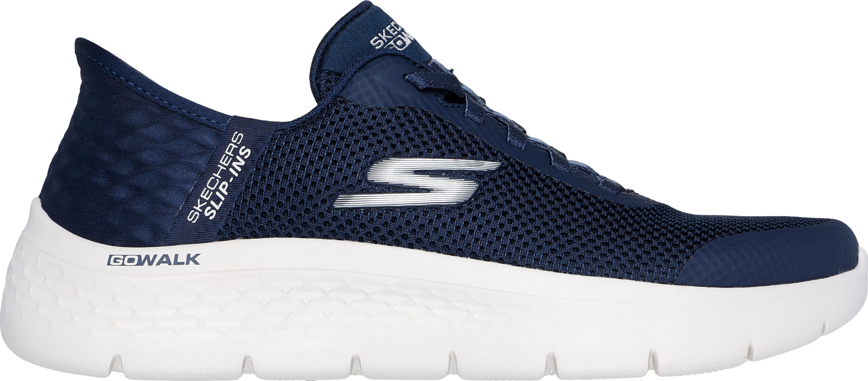 Skechers Women's Slip-Ins GO WALK Flex - Grand Entrence Navy/White Sneakers 38