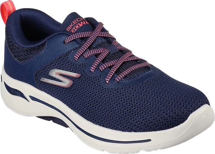 Women's Go Walk Arch Fit - Vibrant Look Navy Coral Skechers