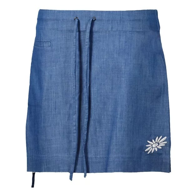 Skhoop Women's Samira Short Skirt  Denim Skhoop