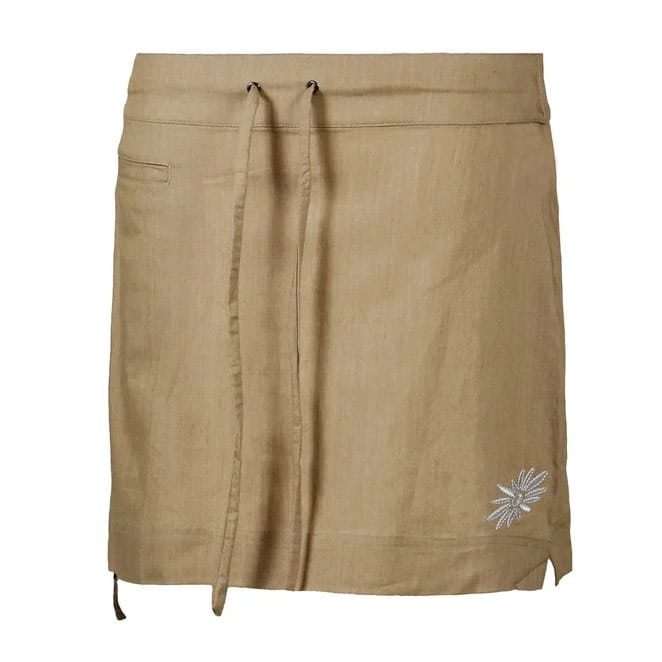 Skhoop Women's Samira Short Skirt  Kakhi Skhoop
