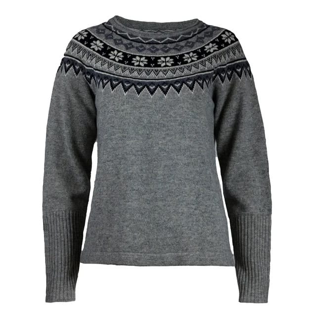 Skhoop Women's Scandinavian Sweater  Graphite Skhoop