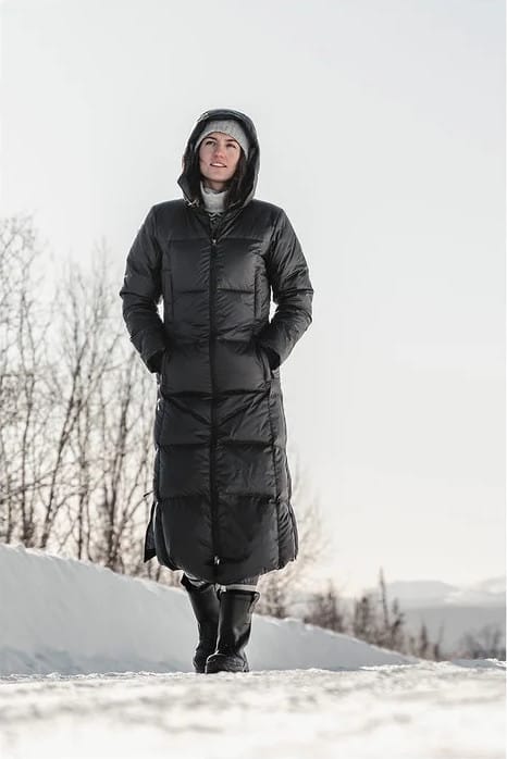 Skhoop Women's Hella Down Coat  Black Skhoop