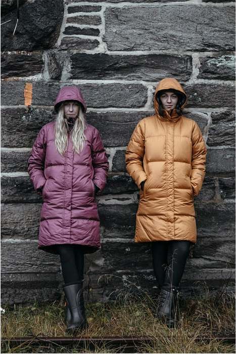 Skhoop Women's Sonja Down Coat Ruby Red Skhoop
