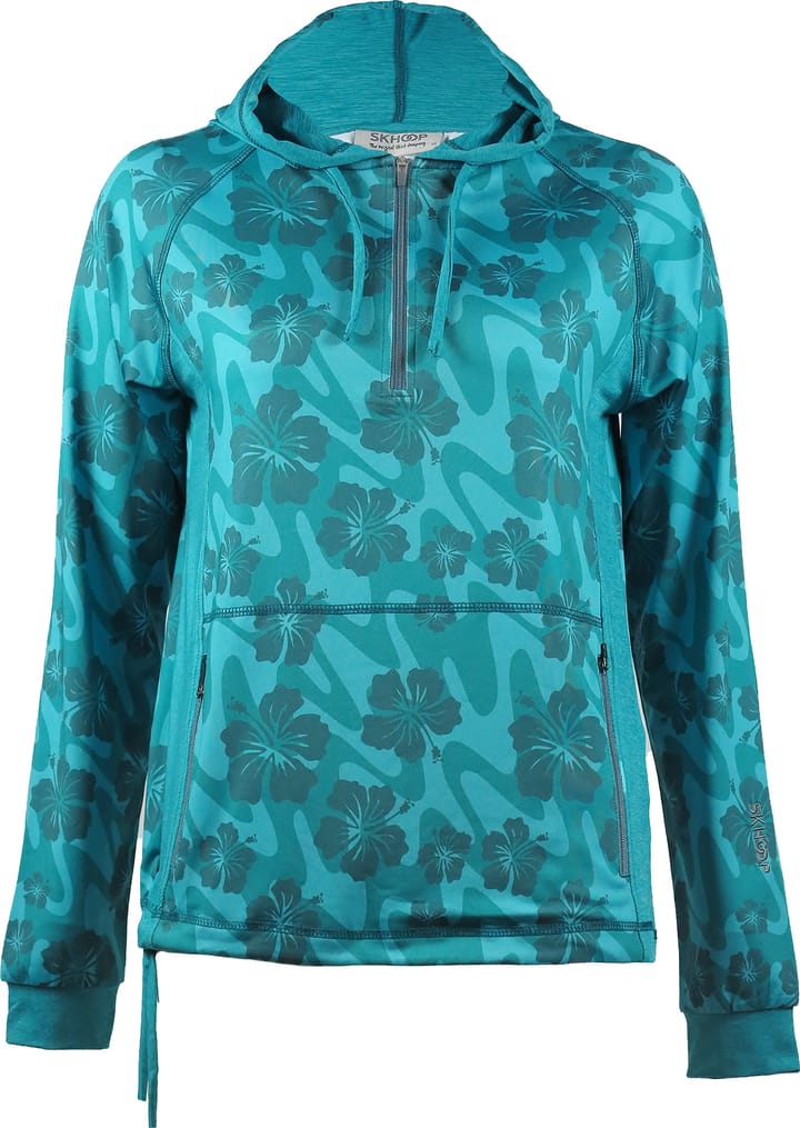 Skhoop Women's Ylva Zip Hood Aqua Skhoop