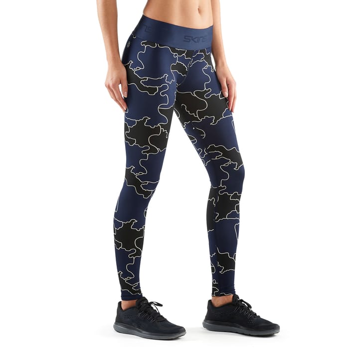 Skins Women's DNAmic PRIMARY Long Tights Myriad Blue Skins
