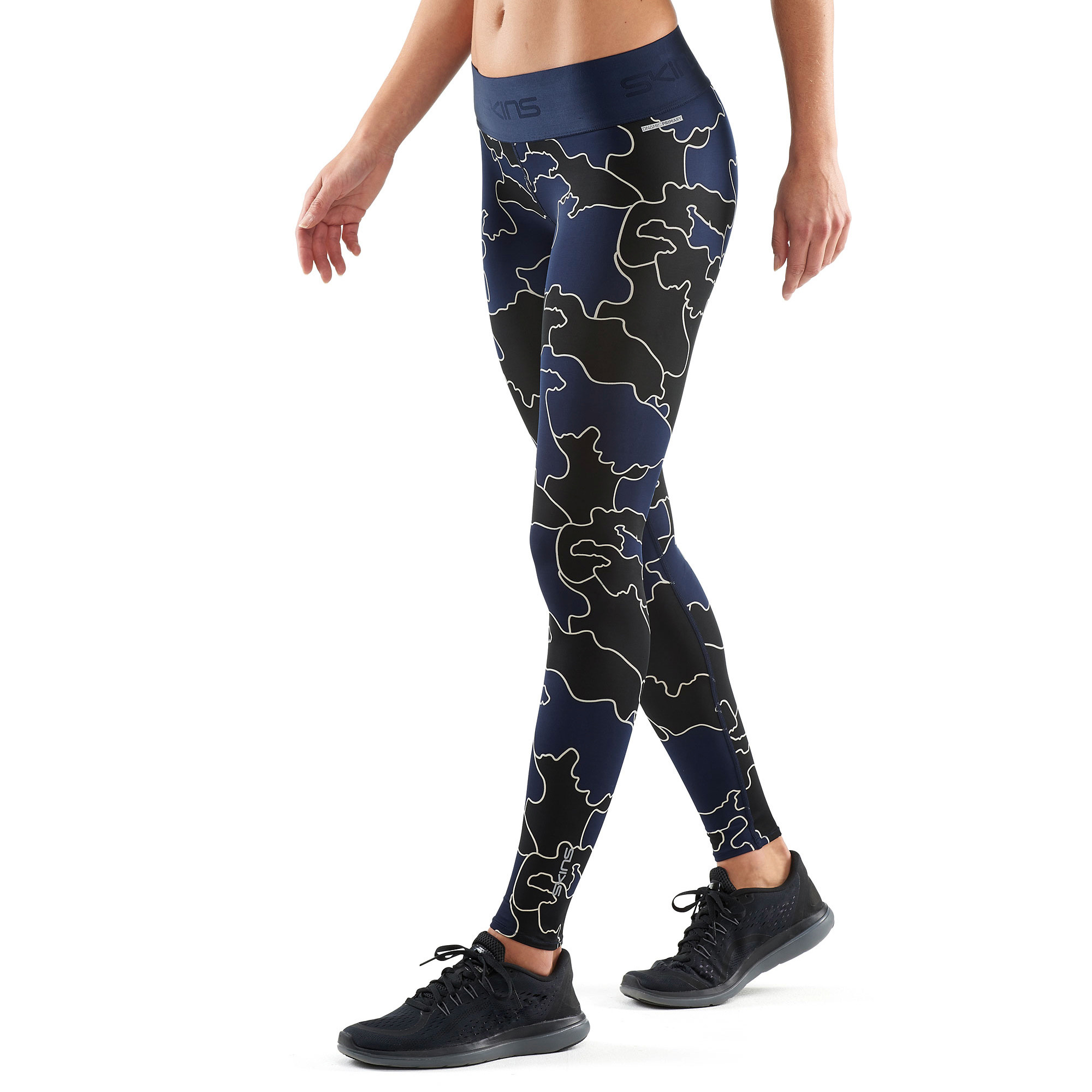 Skins Women's DNAmic PRIMARY Long Tights Myriad Blue