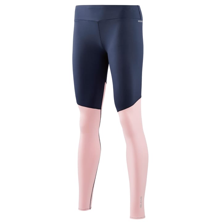 Skins Women's DNAmic Soft Long Tights  Cameo Pink/Navy Blue Skins