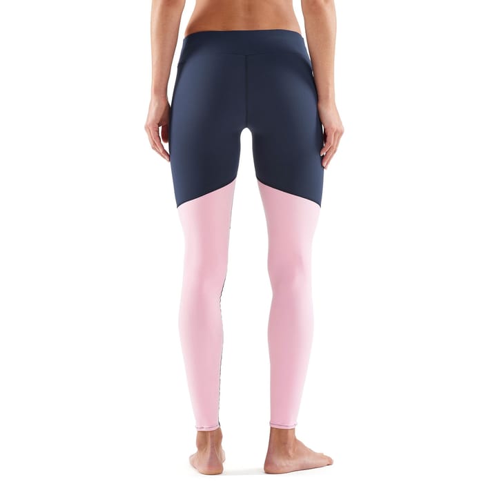 Women's DNAmic Soft Long Tights  Cameo Pink/Navy Blue Skins