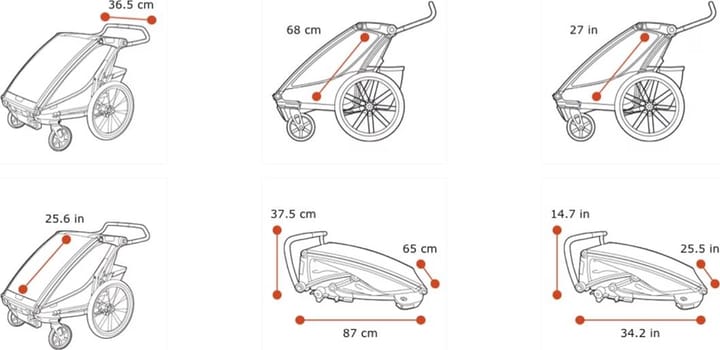 Thule Chariot Cross1 Majolica Blue Thule Thule Chariot Cross1 Majolica Blue Thule
