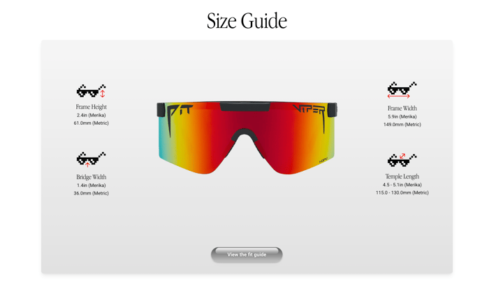 Pit Viper The Originals The Exec Polarized Rainbow Wide Pit Viper Pit Viper The Originals The Exec Polarized Rainbow Wide Pit Viper