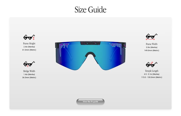 Pit Viper The Originals The Midnight Z87+ Blue Wide Pit Viper