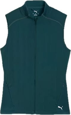 Puma W Run Cloudspun Warmlbl Vest Green Terrain Puma