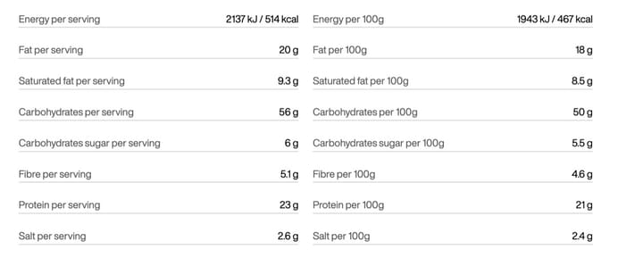Tactical Foodpack Chicken And Noodles Black/orange Tactical Foodpack