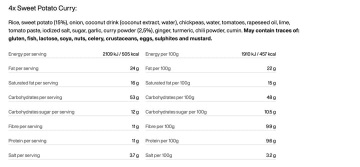 Weekpack Juliett (Vegan) Tactical Foodpack