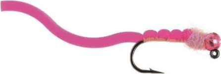 Umpqua Flies Squirmie Wormie - Pink Umpqua Flies