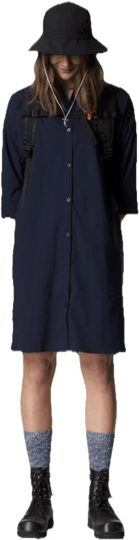 Houdini W'S Route Shirt Dress Ii Blue Illusion Houdini Sportswear
