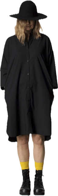 Houdini W'S Route Shirt Dress Ii True Black Houdini Sportswear