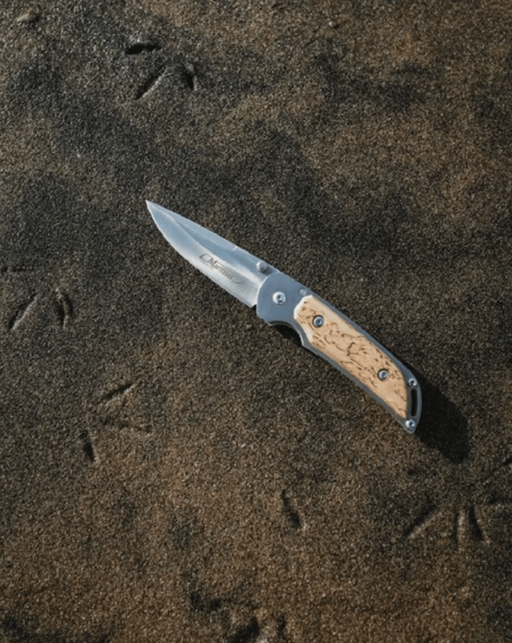 Marttiini Mfk Curly Birch Folding Knife Marttiini
